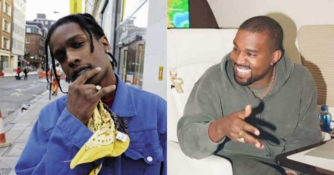 A$AP Rocky, Kanye West, dinner, Rihanna, outfit questioned A$AP Rocky, Kanye West, dinner, Rihanna, outfit questioned