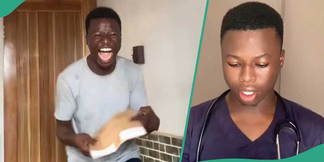 Nigerian man excited after receiving his Canadian visa Nigerian man excited after receiving his Canadian visa