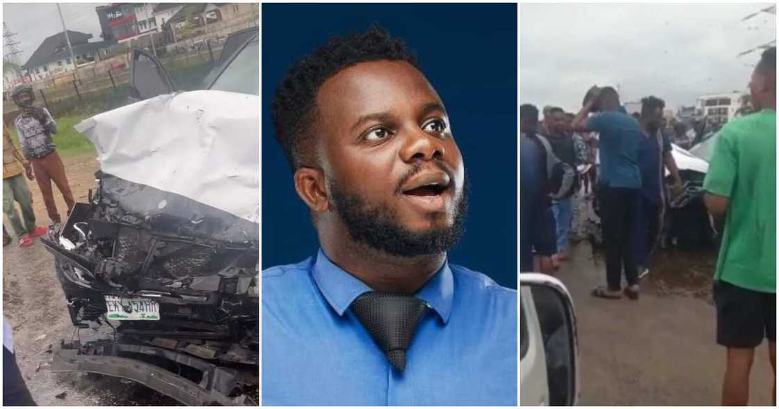 Oga Sabinus, car crash Oga Sabinus, car crash