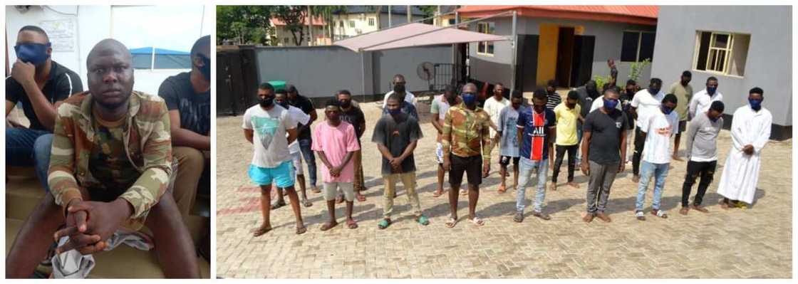 EFCC ta damke Soja, da wasu mutum 33 kan laifin Yahoo-yahoo EFCC ta damke Soja, da wasu mutum 33 kan laifin Yahoo-yahoo