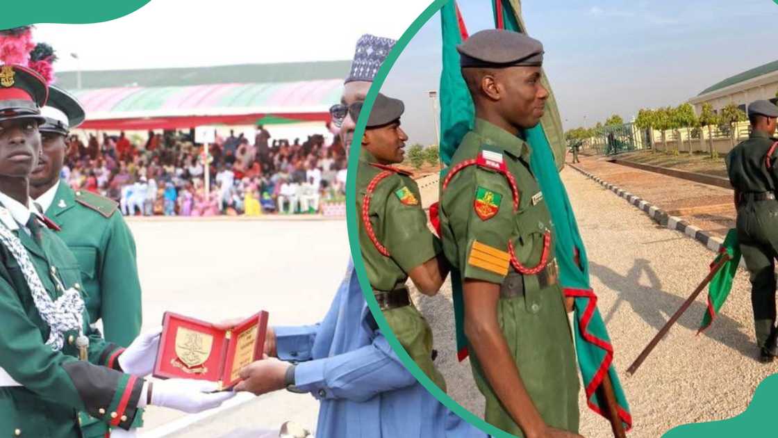 NDA officers during the Commandant's Leadership Award ceremony