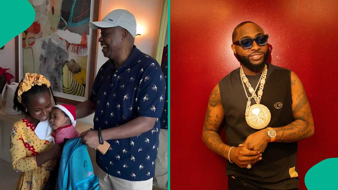 Davido's dad buys Christmas gifts for his grandkids