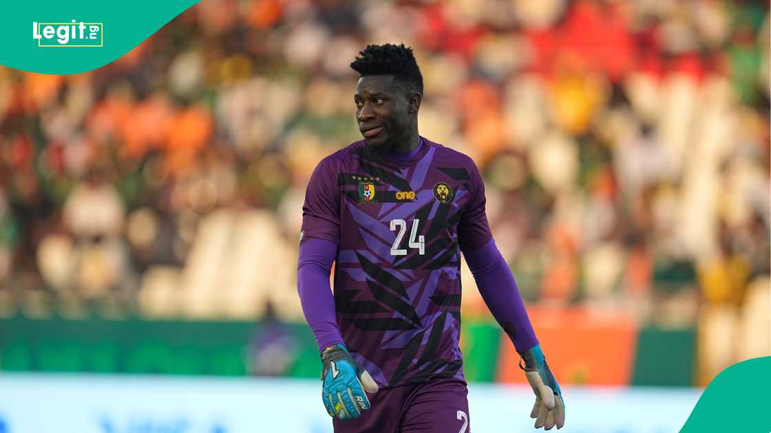 Andre Onana, Cameroon, Nigeria, AFCON 2023, Ivory Coast. Andre Onana, Cameroon, Nigeria, AFCON 2023, Ivory Coast.