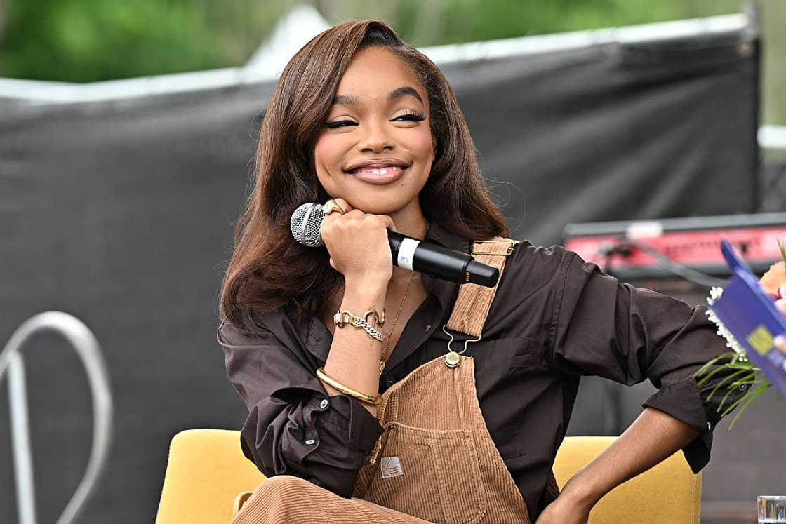 Actress Marsai Martin at Lee + White Actress Marsai Martin at Lee + White