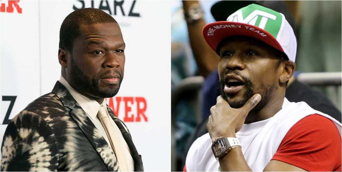 American rapper 50 Cent responds to Mayweather challenge to a boxing match American rapper 50 Cent responds to Mayweather challenge to a boxing match