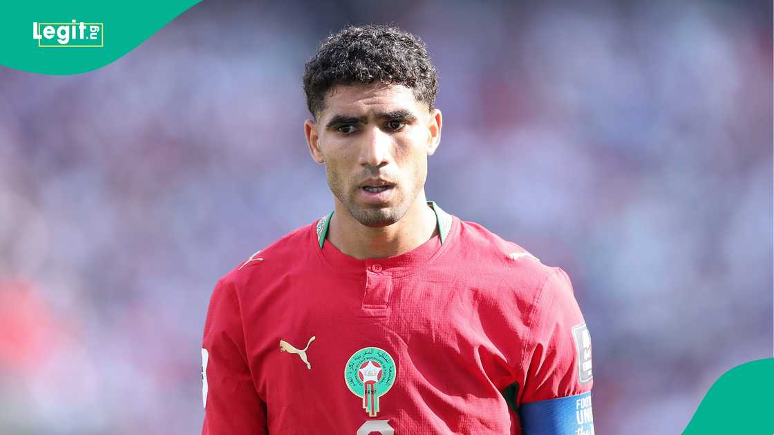 Achraf Hakimi, Atlas Lions, Morocco, France, 2026 FIFA World Cup, USA. Achraf Hakimi, Atlas Lions, Morocco, France, 2026 FIFA World Cup, USA.