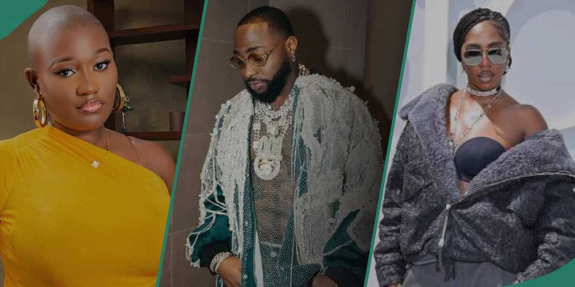 Fashion model Kimmy K says Davido didn't handle his issue with Tiwa Savage well.