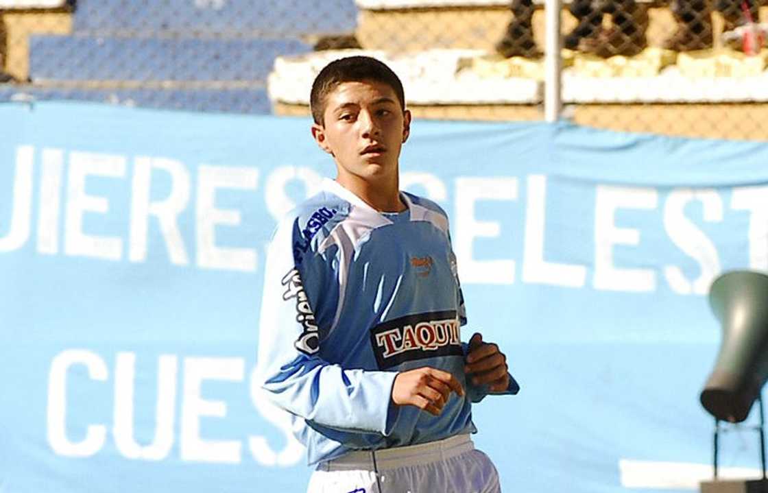 Mauricio Baldivieso looks on during a football match Mauricio Baldivieso looks on during a football match