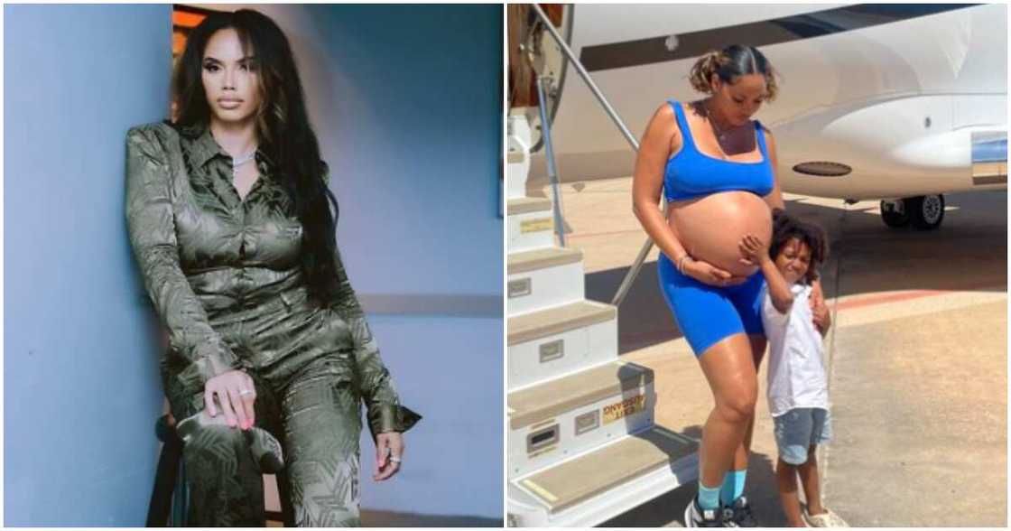 Wizkid's manager and her son Zion Wizkid's manager and her son Zion