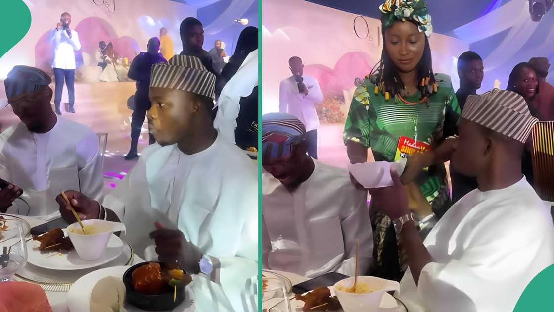 Video shows moment MC embarrassed guest at wedding over food