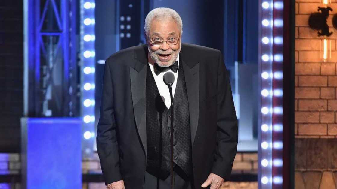 James Earl Jones in New York City. James Earl Jones in New York City.