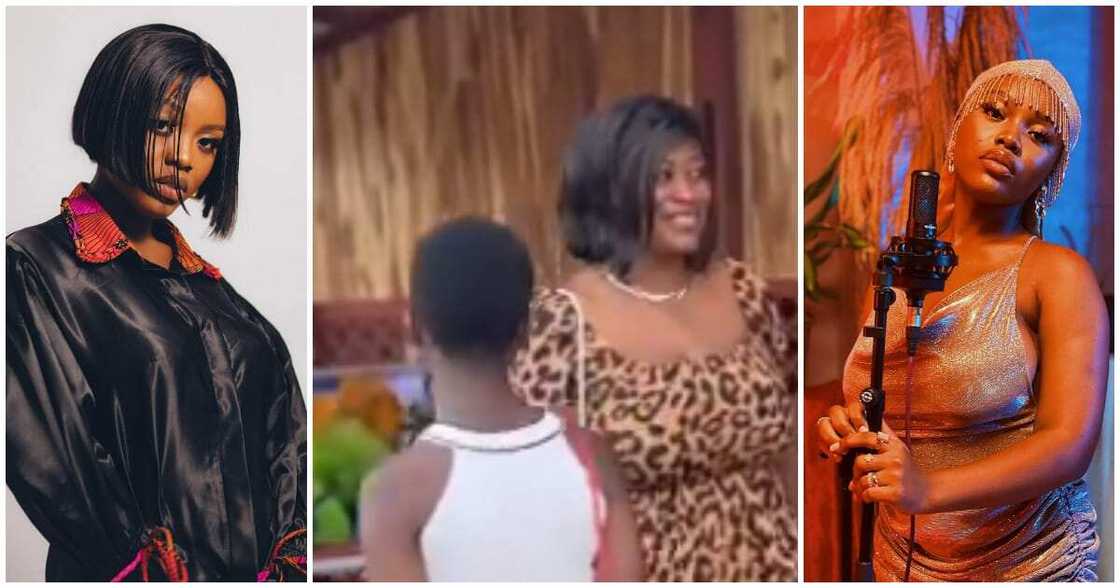 Gyakie's mom and younger sister Gyakie's mom and younger sister