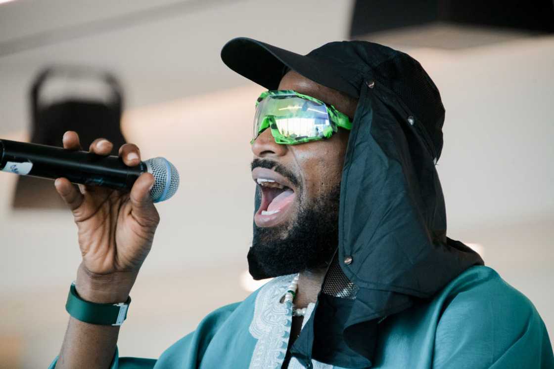 D'banj performs on stage at D'banj 'The Entertainer - D'Sequel' Exclusive Album Listening Party at W Hollywood in Hollywood D'banj performs on stage at D'banj 'The Entertainer - D'Sequel' Exclusive Album Listening Party at W Hollywood in Hollywood