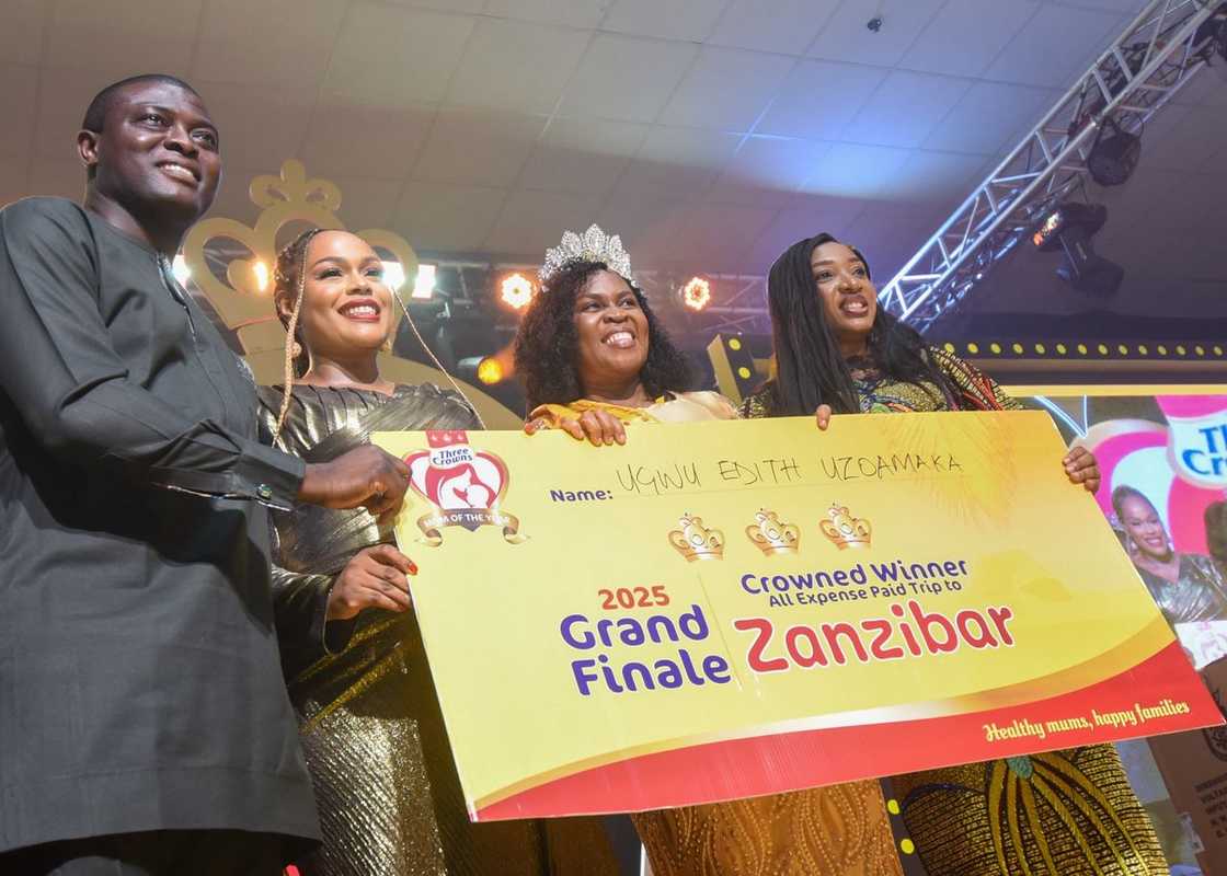 Three Crowns Milk Celebrates 10 Years, Crowns Ugwu Edith Uzoamaka Mum of the Year 2025