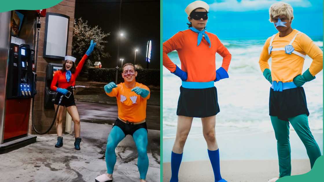 Mermaid Man and Barnacle Boy costume Mermaid Man and Barnacle Boy costume