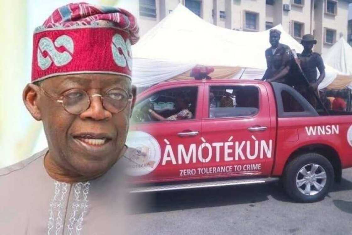 Maganganu 7 da Tinubu ya yi game da ‘rundunar tsaron Yarbawa’ daya jawo cecekuce Maganganu 7 da Tinubu ya yi game da ‘rundunar tsaron Yarbawa’ daya jawo cecekuce