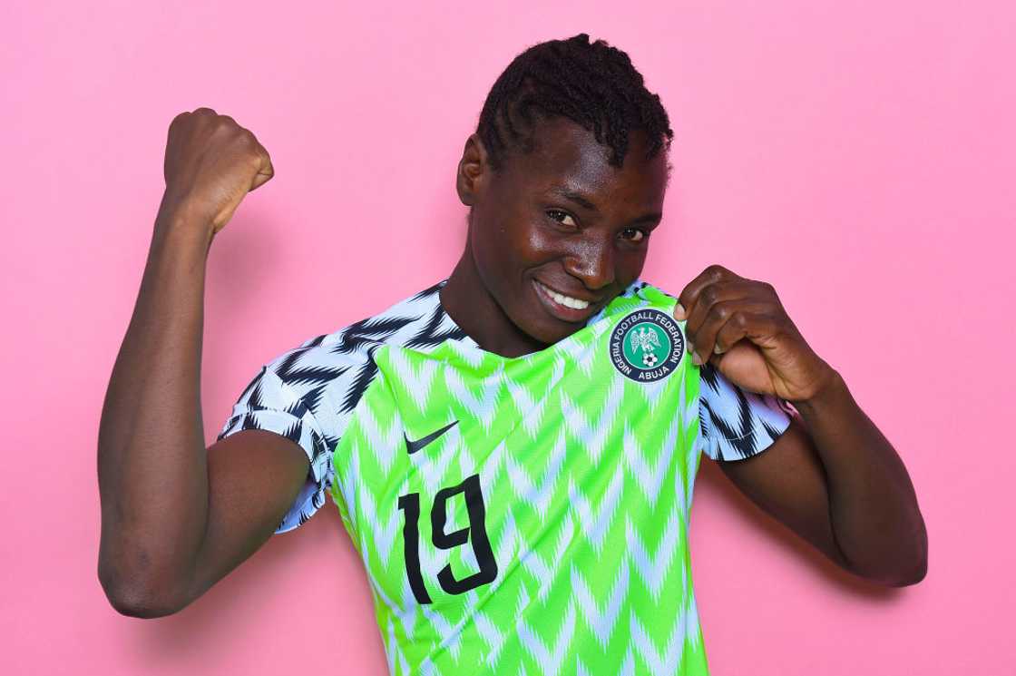 Chinwendu Ihezuo poses for a portrait photo before the 2019 FIFA Women's World Cup