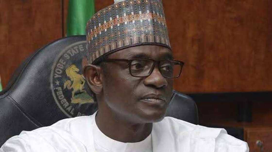 Shugaban APC, Gwamna Mai Mala Buni Shugaban APC, Gwamna Mai Mala Buni