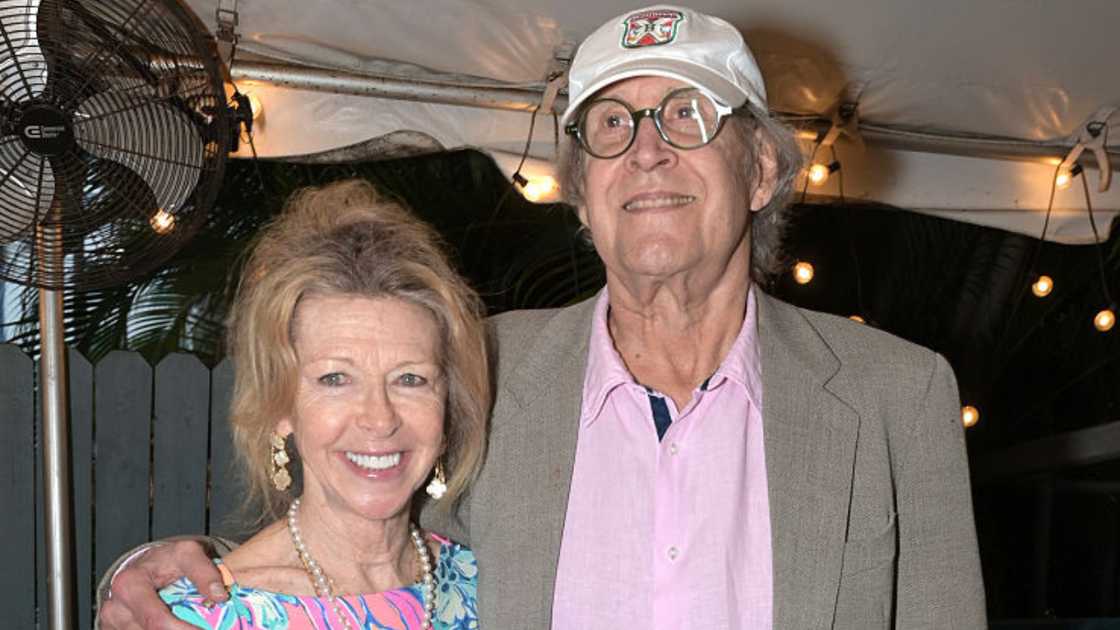 Jayni Chase and Chevy Chase in Fort Lauderdale, Florida.
