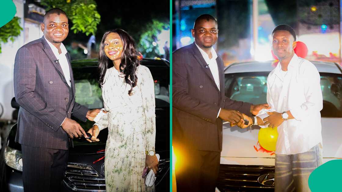 Joy as Nigerian boss surprises his workers with 15 new cars, video emerges