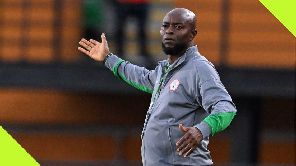 Finidi George coached Nigeria in the 2-1 loss to Benin Republic in June. Finidi George coached Nigeria in the 2-1 loss to Benin Republic in June.