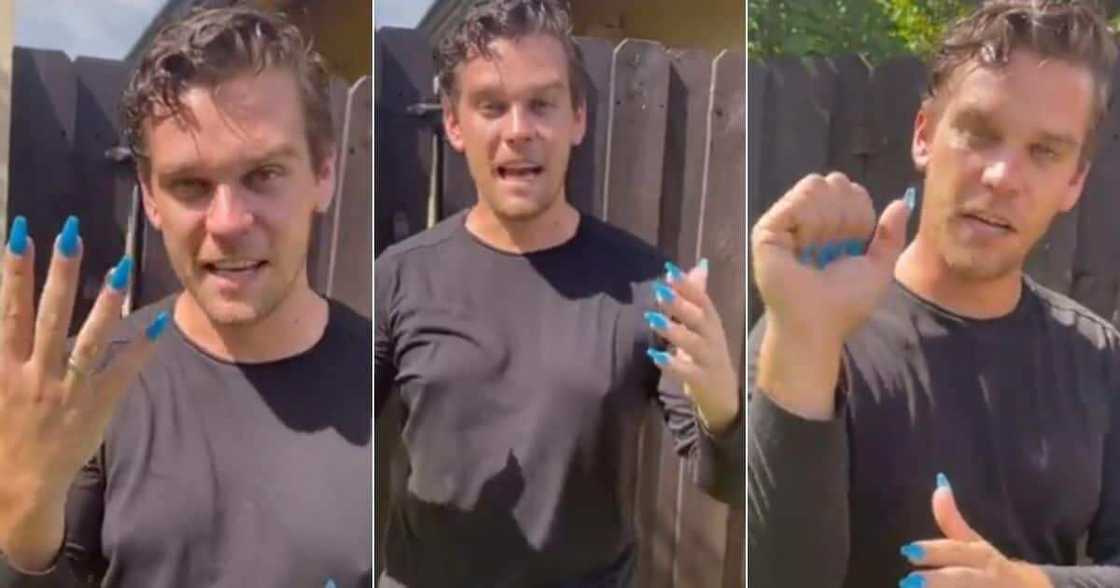 Man, With Fake, Nails, Teaches Women, Defence, Video Man, With Fake, Nails, Teaches Women, Defence, Video