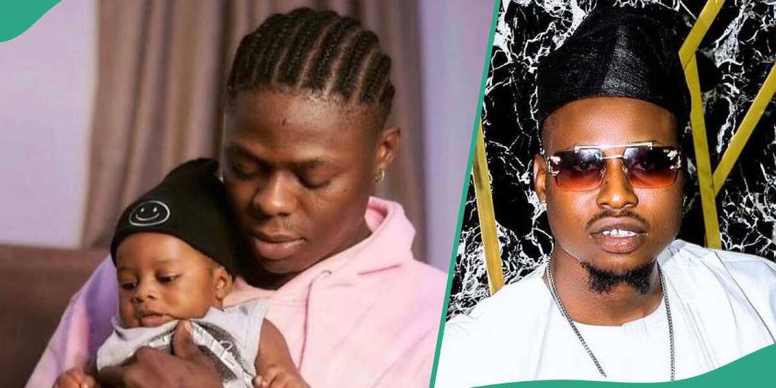Mohbad's friend celebrates Children Day with singer's son. Mohbad's friend celebrates Children Day with singer's son.