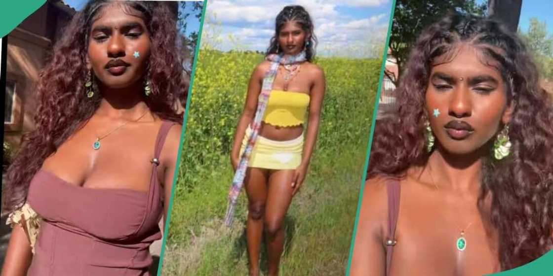 Dark-skinned Indian lady captures attention on TikTok Dark-skinned Indian lady captures attention on TikTok