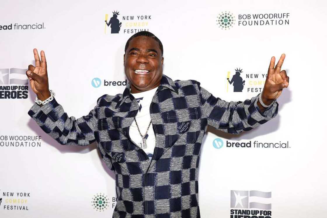 Tracy Morgan poses for a picture