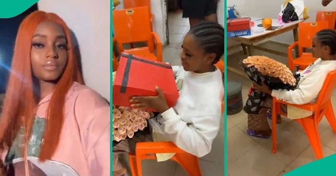 Video shows unexpected gifts lady received on birthday