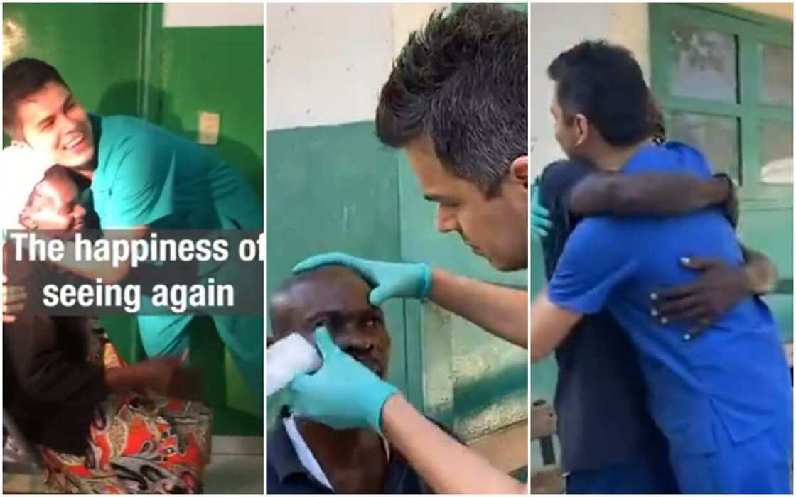 Doctor Castellar from Colombia treats people with blindness in Haiti for free Doctor Castellar from Colombia treats people with blindness in Haiti for free