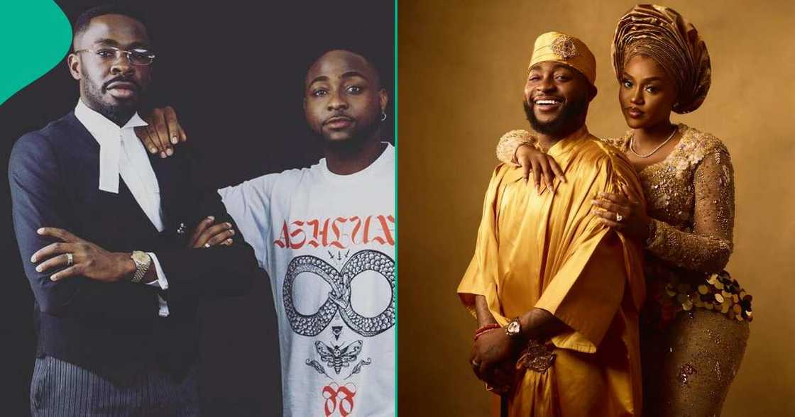 Davido's former lawyer writes to singer and wife. Davido's former lawyer writes to singer and wife.