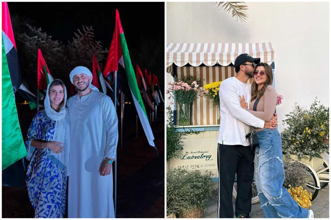 Dounia Allbrahim and her boyfriend, Chafic Yactine Dounia Allbrahim and her boyfriend, Chafic Yactine