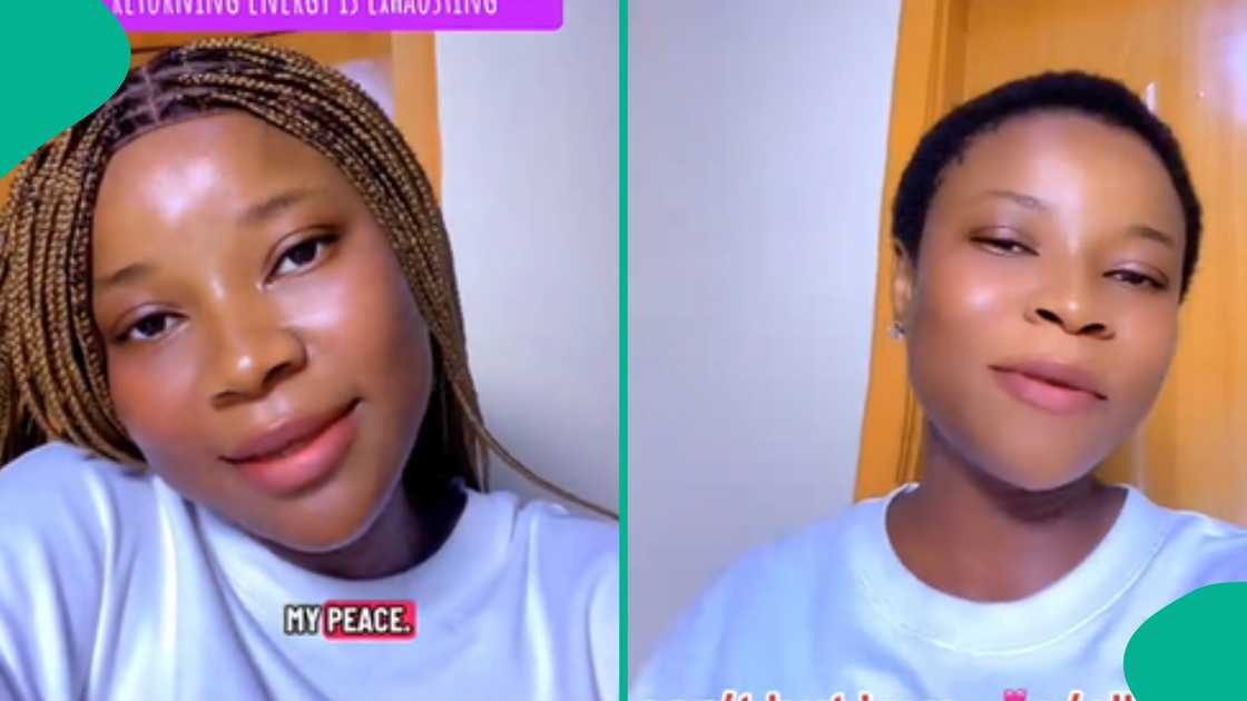 Lady shares her joy as her man engages her. Lady shares her joy as her man engages her.