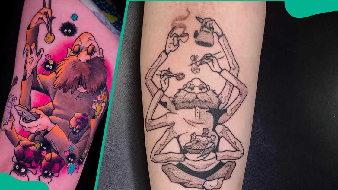 Kamaji, the boiler man tattoo Kamaji, the boiler man tattoo