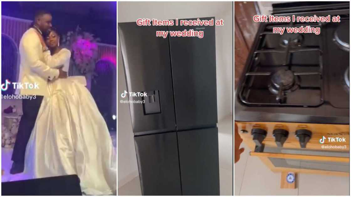 Wedding gifts/friends gave bride kitchen appliances. Wedding gifts/friends gave bride kitchen appliances.