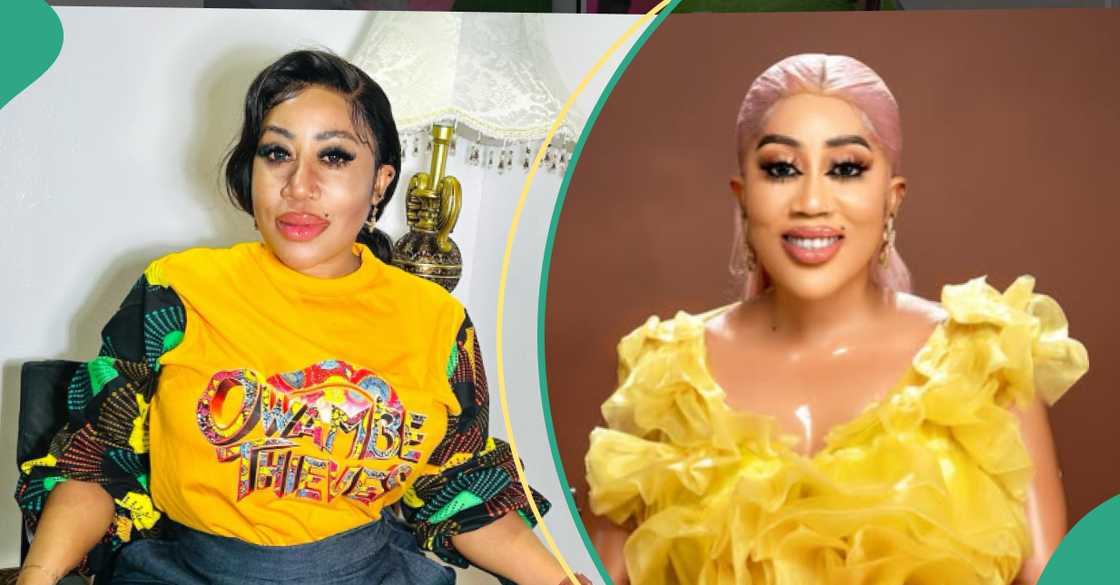 Actress Moyo Lawal narrowly escapes death after a heavy fall in the bathroom Actress Moyo Lawal narrowly escapes death after a heavy fall in the bathroom