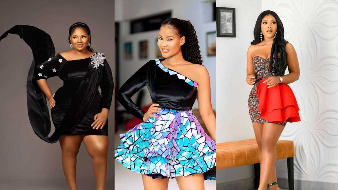 Latest short gown styles for real fashionistas