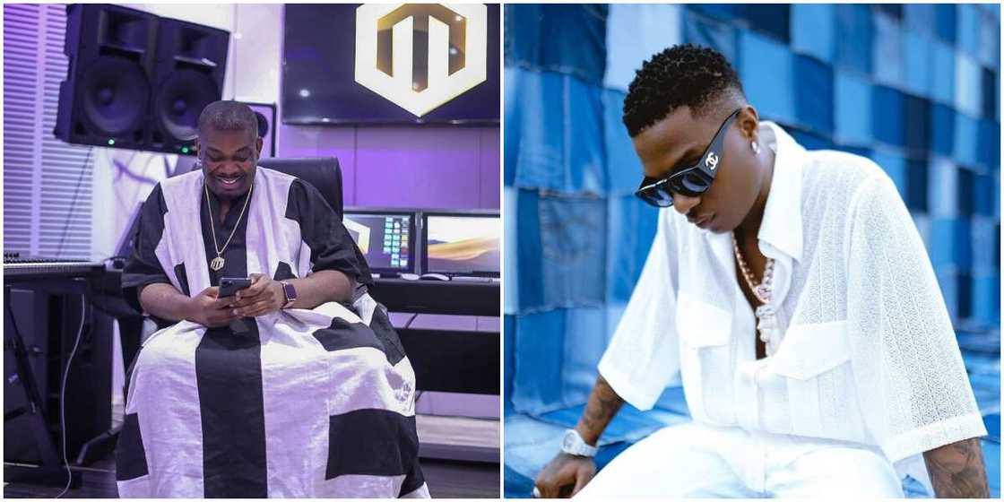 Don Jazzy and Wizkid Don Jazzy and Wizkid