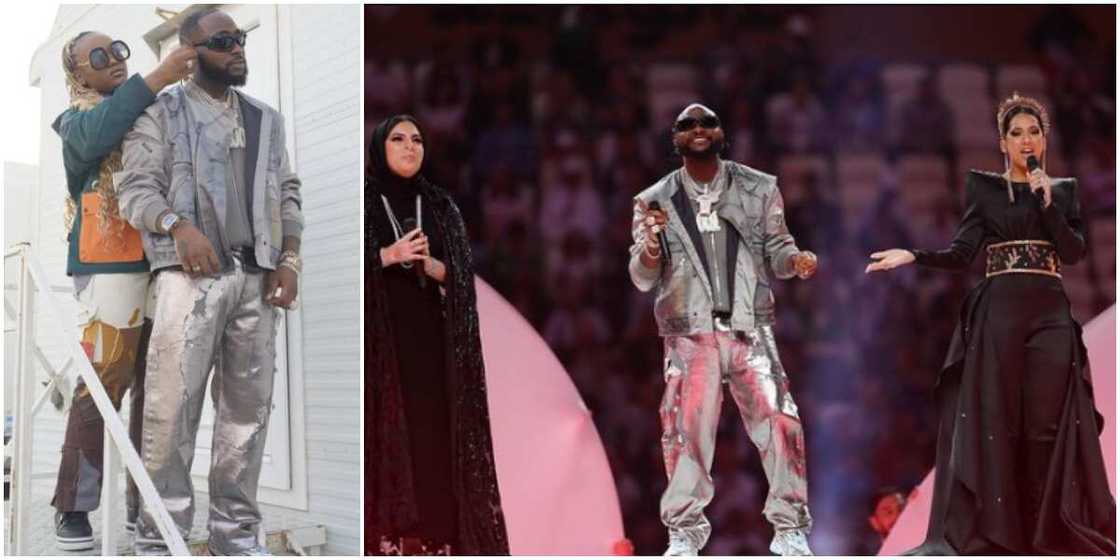 Davido's outfit Davido's outfit