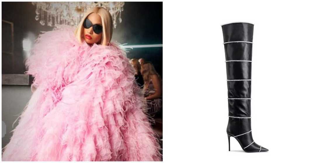 Photo of the rapper and the boots. Photo of the rapper and the boots.