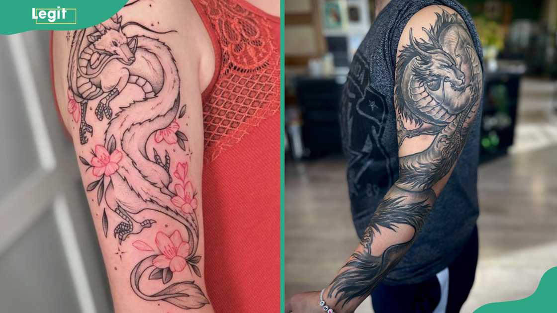 Haku dragon tattoo