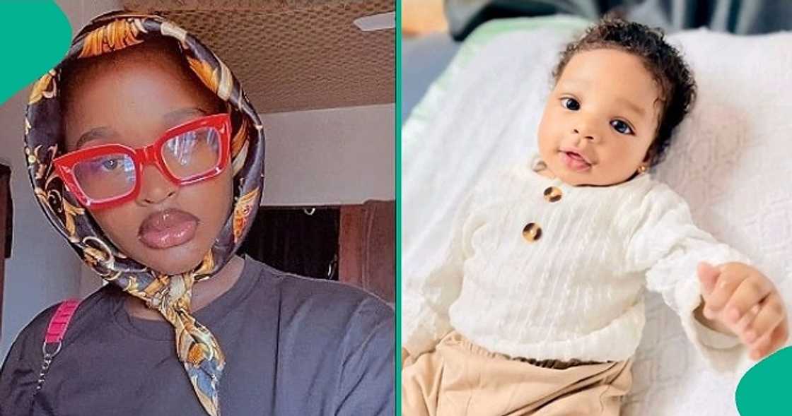 Nigerian baby goes viral because of her beauty Nigerian baby goes viral because of her beauty