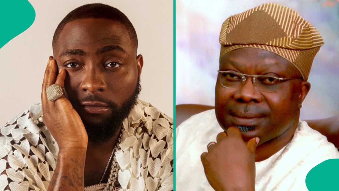 Davido reacts to Iyiola Omisore's governorship ambition. Davido reacts to Iyiola Omisore's governorship ambition.