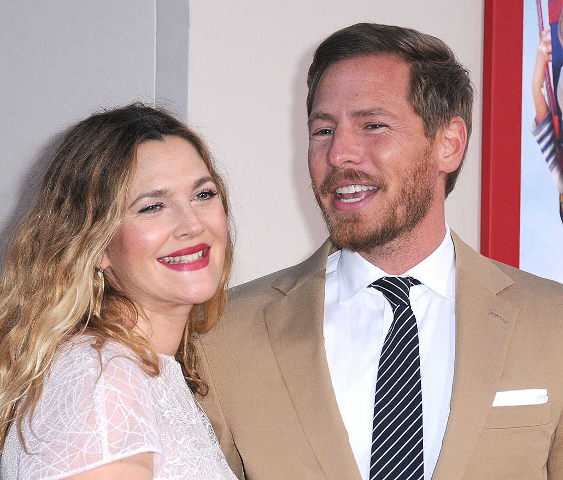 Actress Drew Barrymore and Will Kopelman at the TCL Chinese Theatre