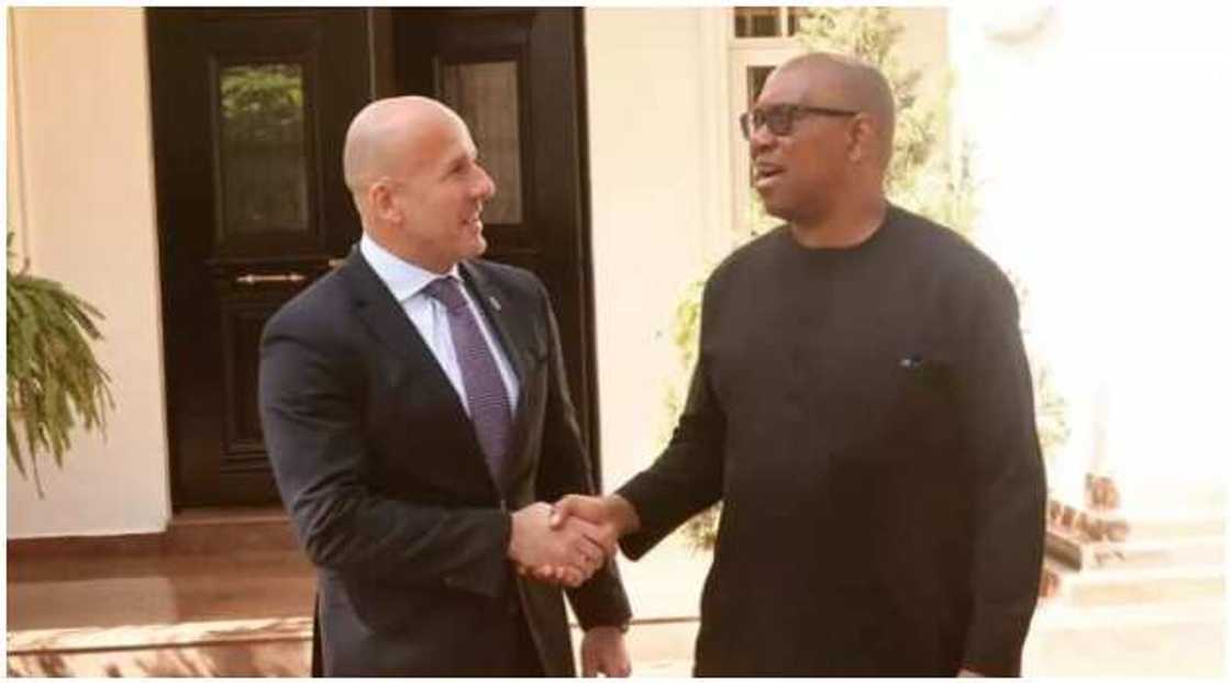 Peter Obi, H.E. James Christoff