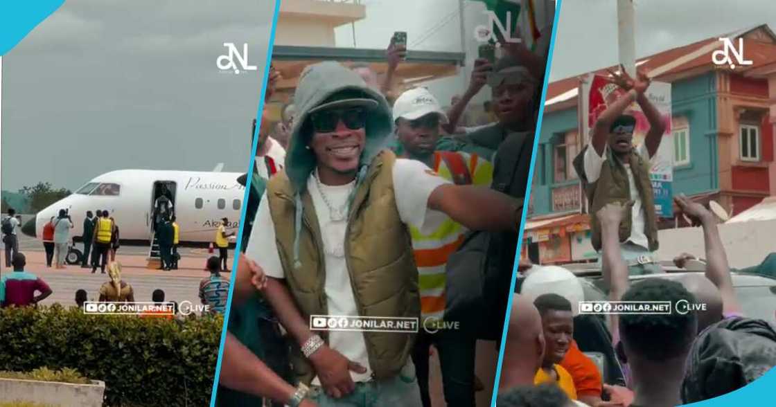 Shatta Wale plane Shatta Wale plane