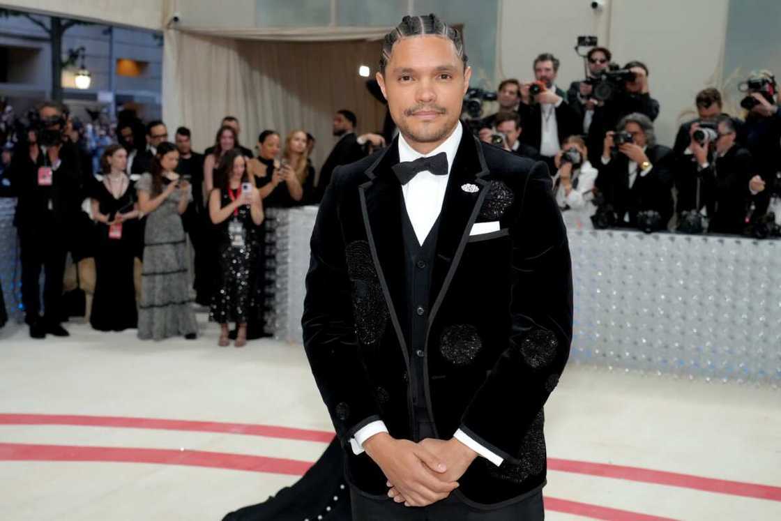 Trevor Noah attends the Met Gala Celebrating "Karl Lagerfeld: A Line Of Beauty" at Metropolitan Museum of Artin New York City Trevor Noah attends the Met Gala Celebrating "Karl Lagerfeld: A Line Of Beauty" at Metropolitan Museum of Artin New York City