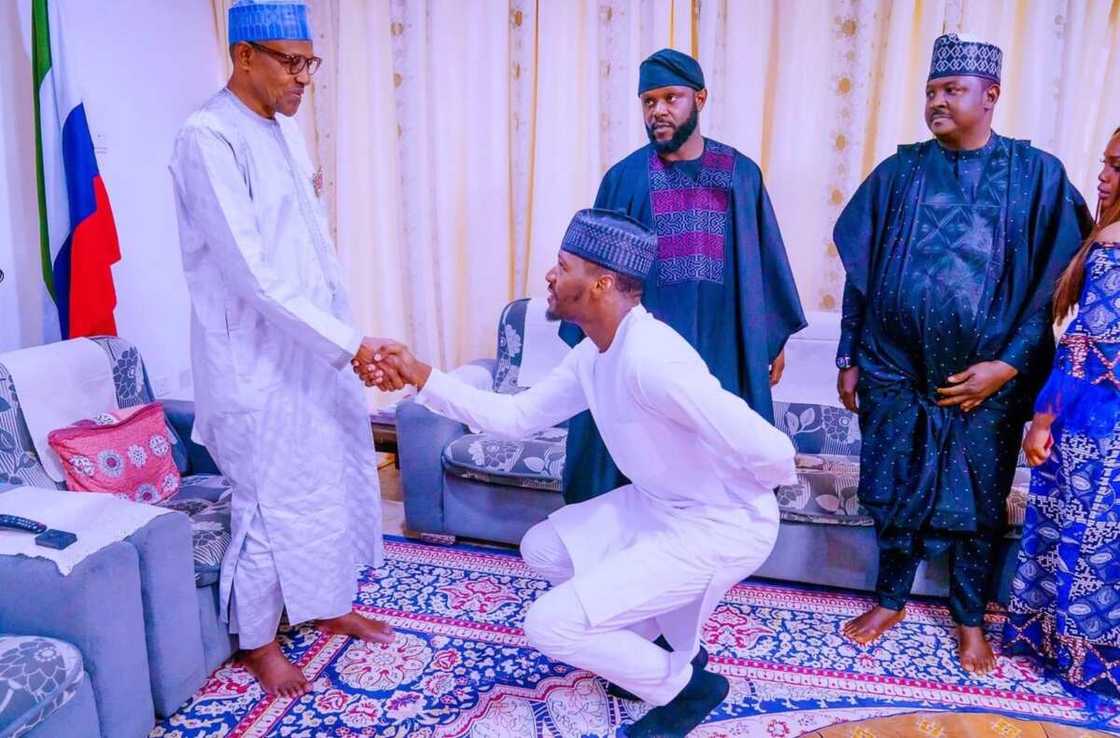 Seyi Tinubu da Buhari Seyi Tinubu da Buhari