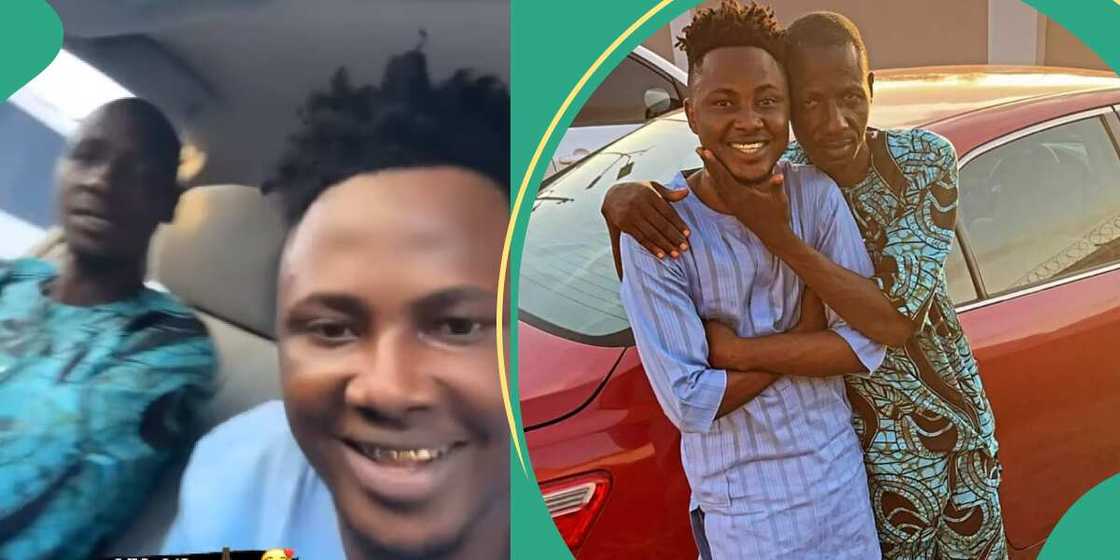 TikTok star Salo buys car for dad. TikTok star Salo buys car for dad.